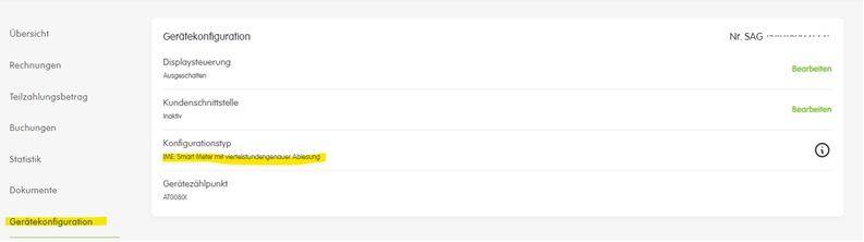 Smart Meter mit viertelstundengenauer Ablesung